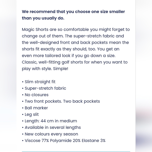 Daily Sports Miracle Golf Shorts 17" Black Size 12 NWT - Picture 4 of 9